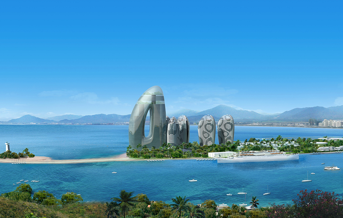 三亚凤凰岛国际养生度假中心工程
